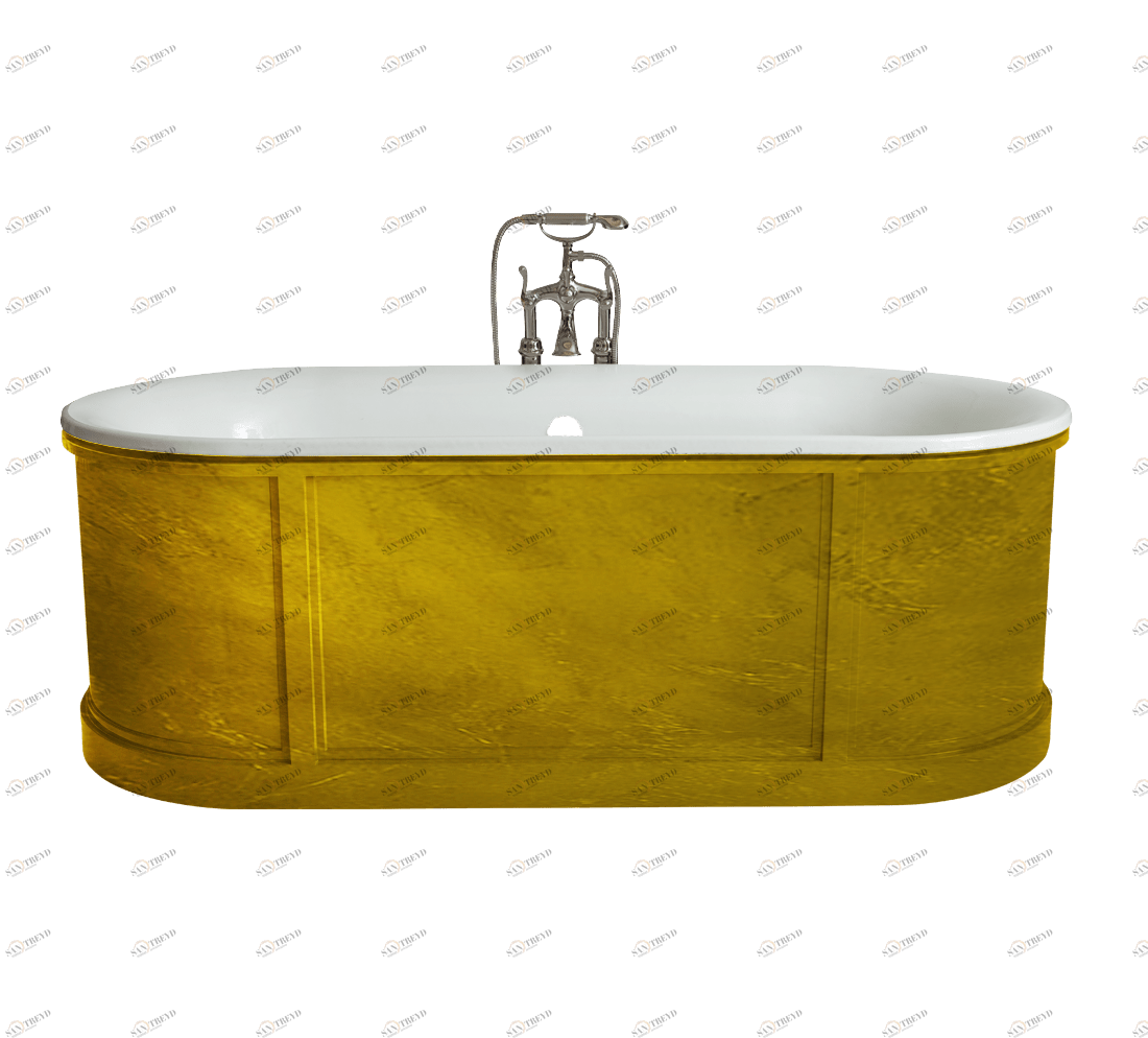 Gentry Home Новая Канада Cast iron bathtub Сусальное золото GH103128 