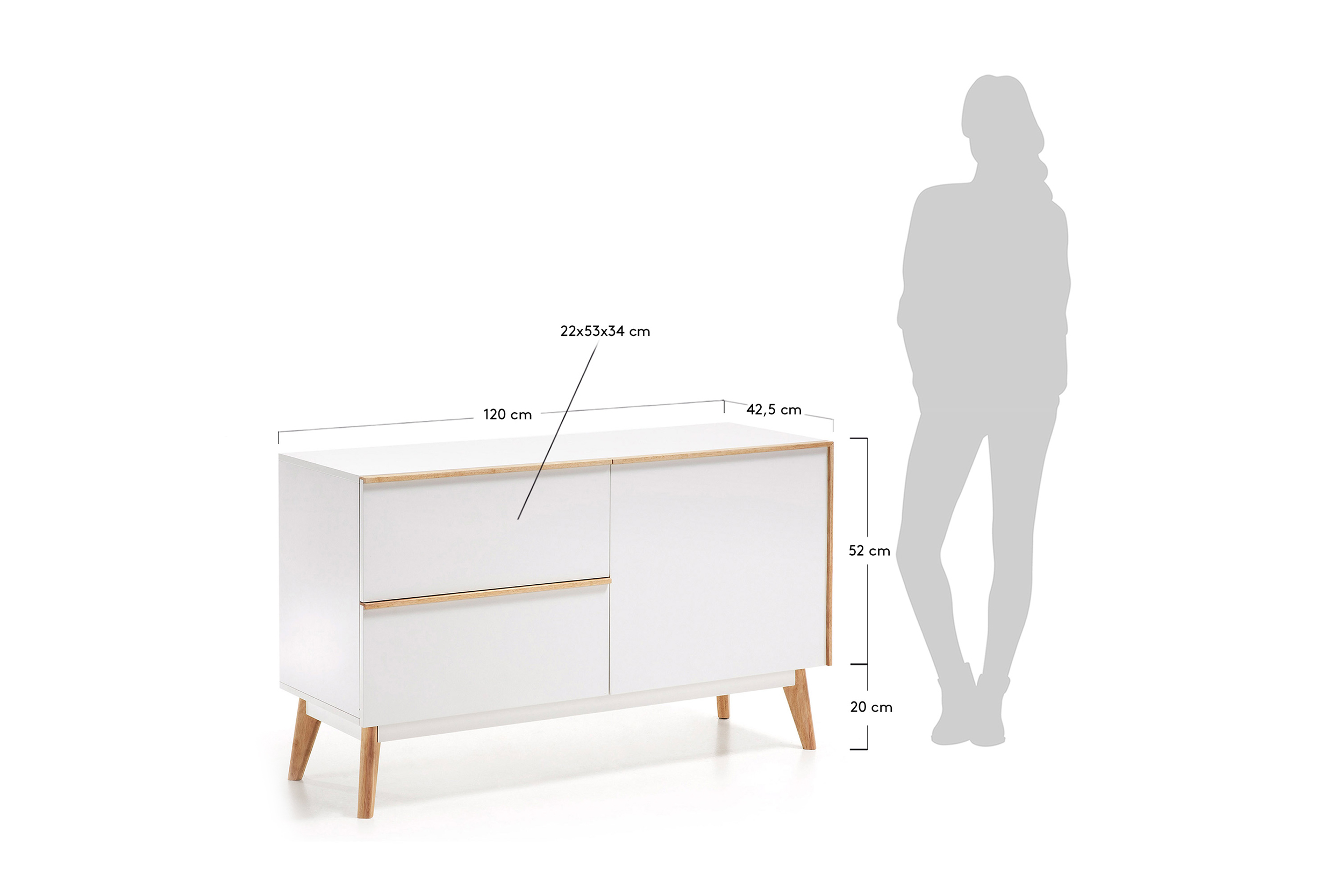 2000983226693 Тумба Meety ширина 120 LA FORMA  - Вид №5