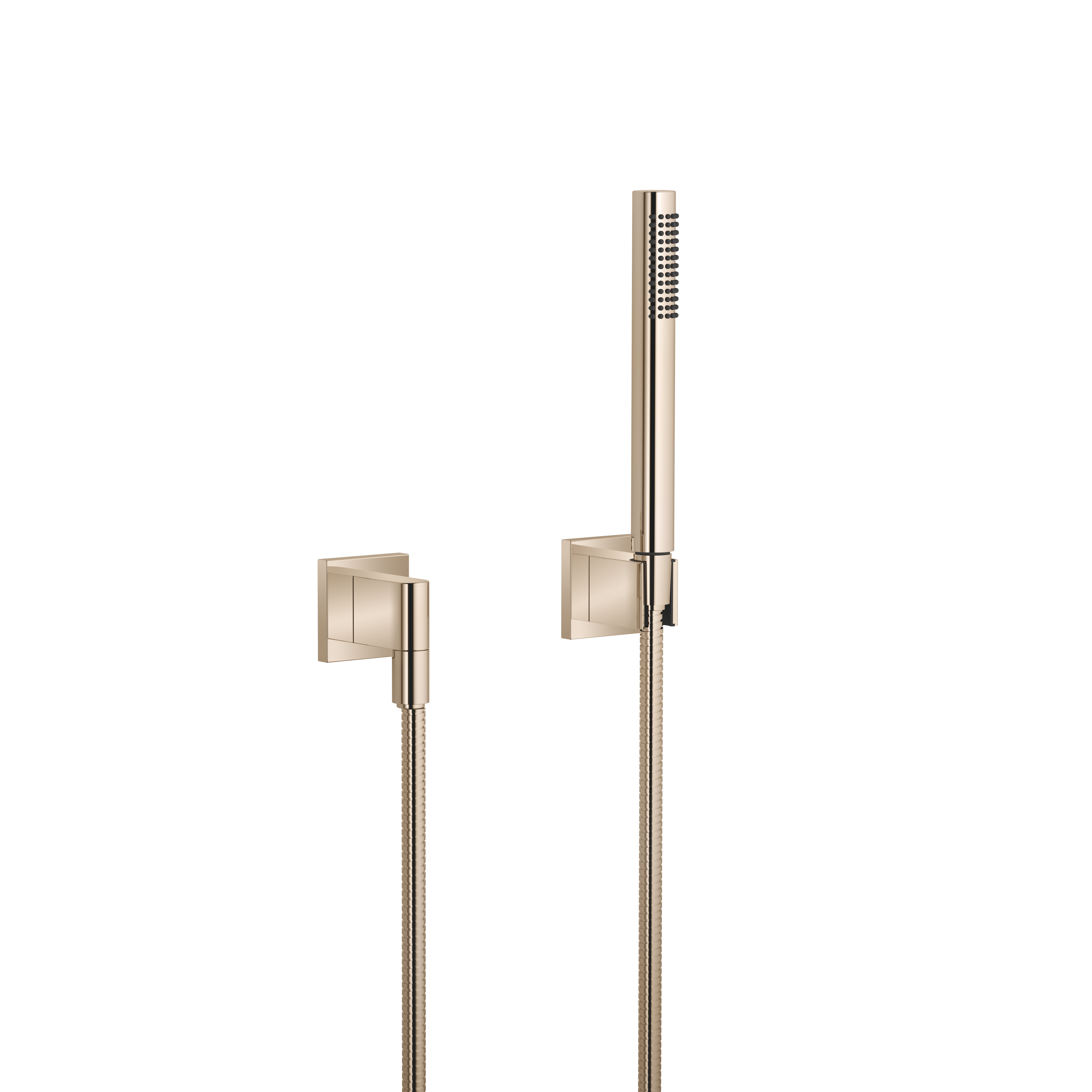 Набор для ручного душа с отдельными розетками FlowReduce - Champagne (золото 22 карата) DornBracht 27808980-470010