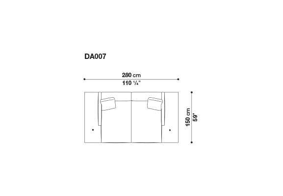 3-местный тканевый диван с полуостровом B&B Italia док ARCH-00061121 - Вид №44