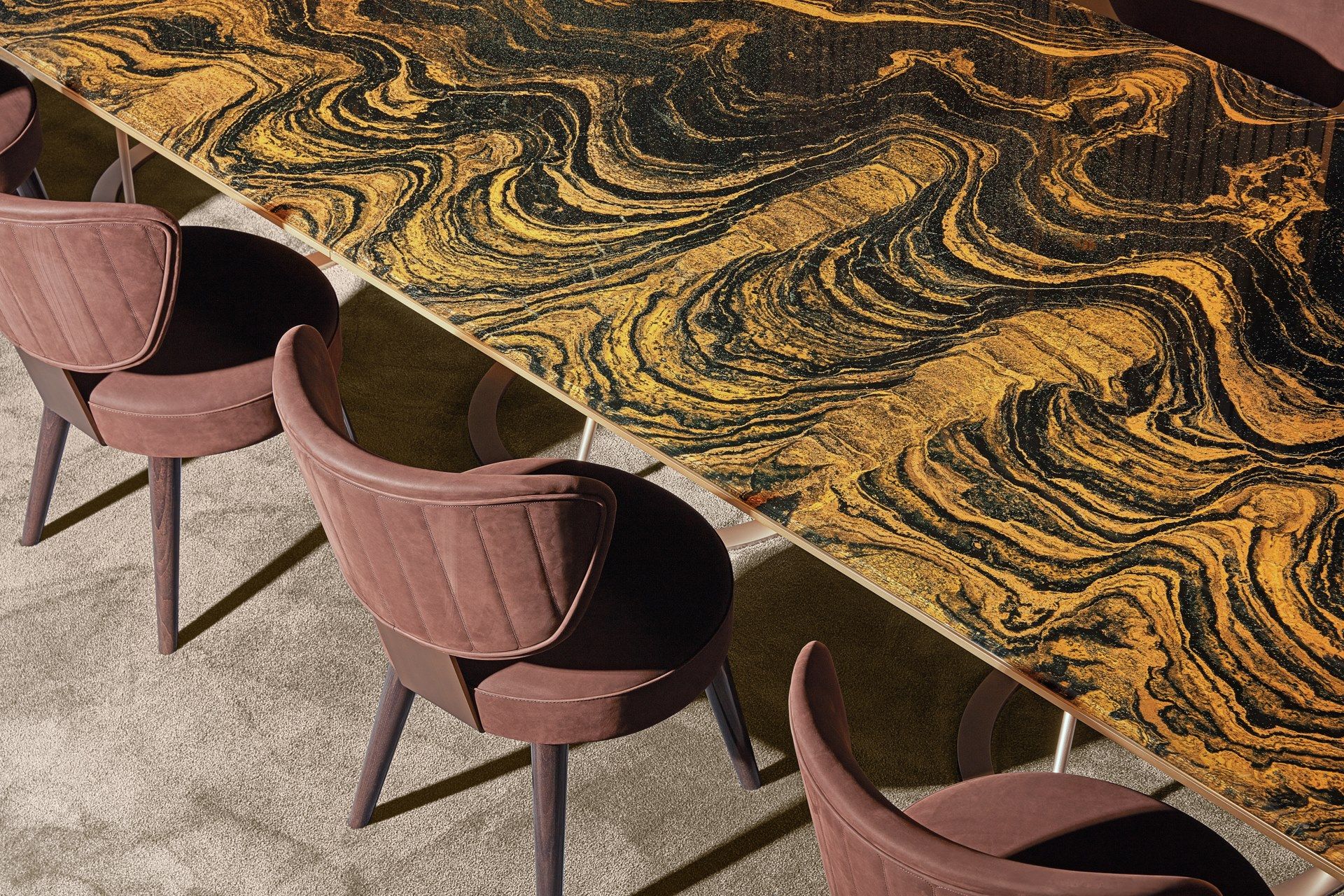 Прямоугольный стеклянный обеденный стол Sicis PHILIPPE ARCH-00019916 - Вид №6