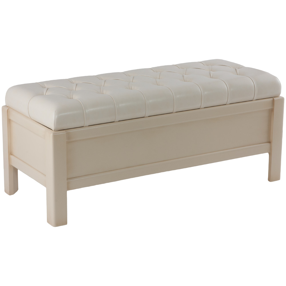 18027 Банкетка Лотос 3 Айвори Молочный BOGACHO 4627138156599 - Вид №3