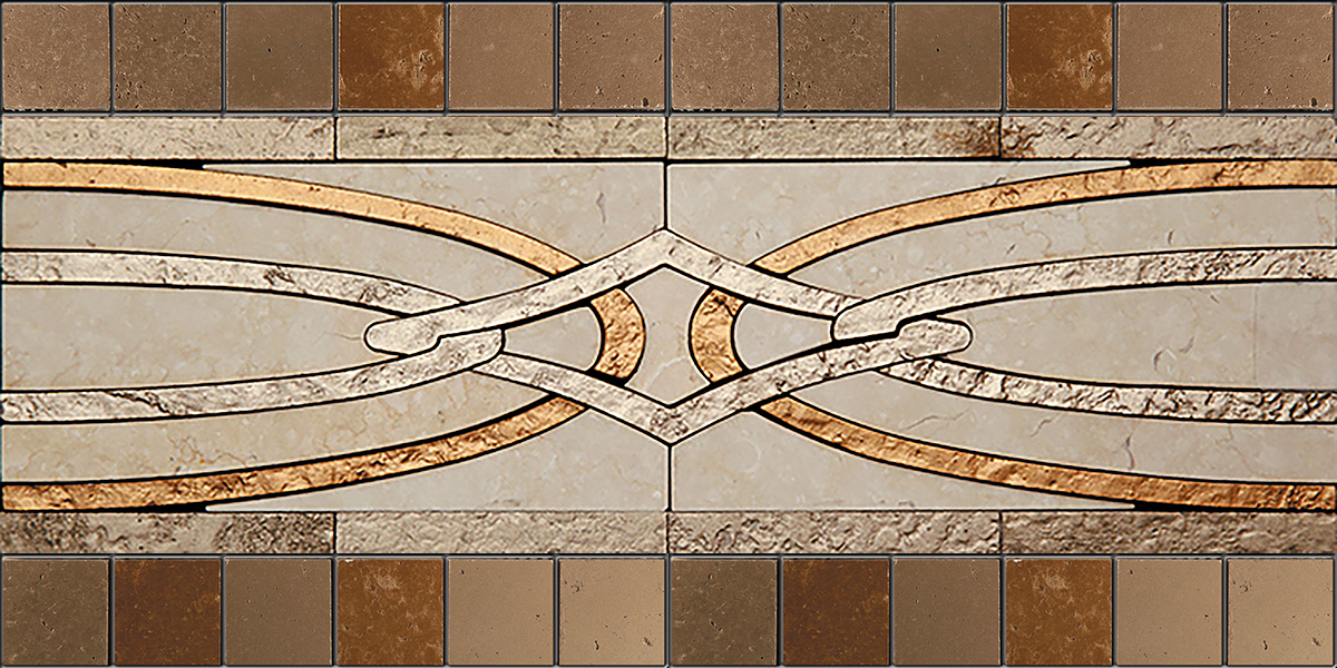 БОРДЮР ИЗ МРАМОРА CH-1 SKALINI CLASSIC CH1 - Вид №1