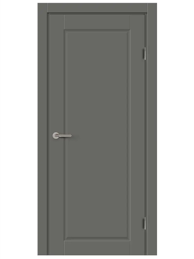 Межкомнатная дверь МАРИО РИОЛИ Пьемонт 60×200 см в стиле стиппл грей 87548474