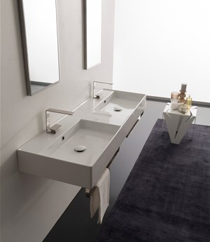 5116 Scarabeoceramica Умывальник 141,5 x 45,5 Teorema 2.0 Santreyd