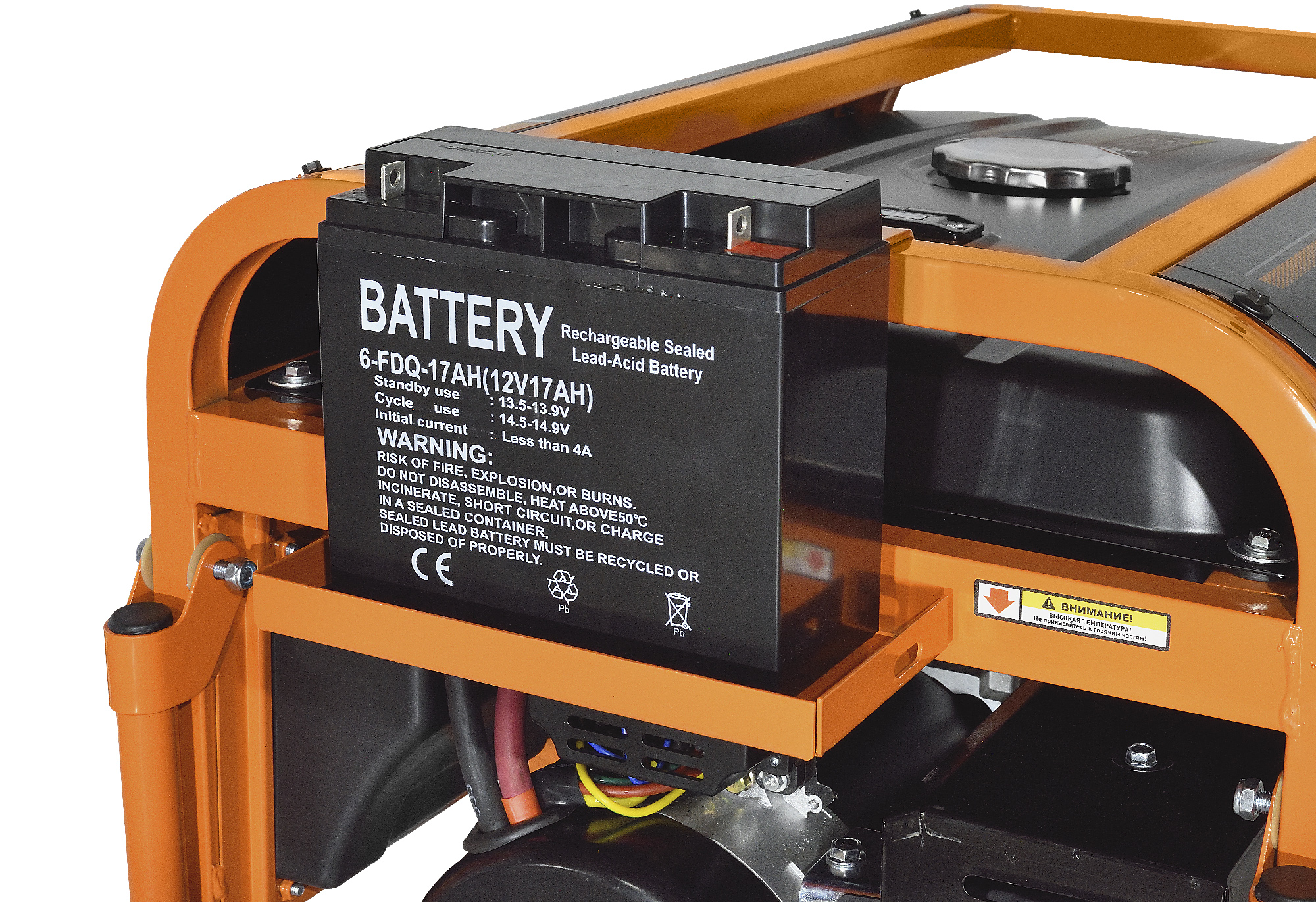 Электрогенератор   бензиновый Carver PPG-6500E WELDER 9100267 STDN-0038870 - Вид №6