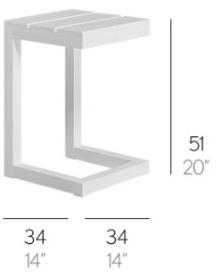 GANDIABLASCO Садовый столик квадратный Saler sun-id-1387973 - Вид №3