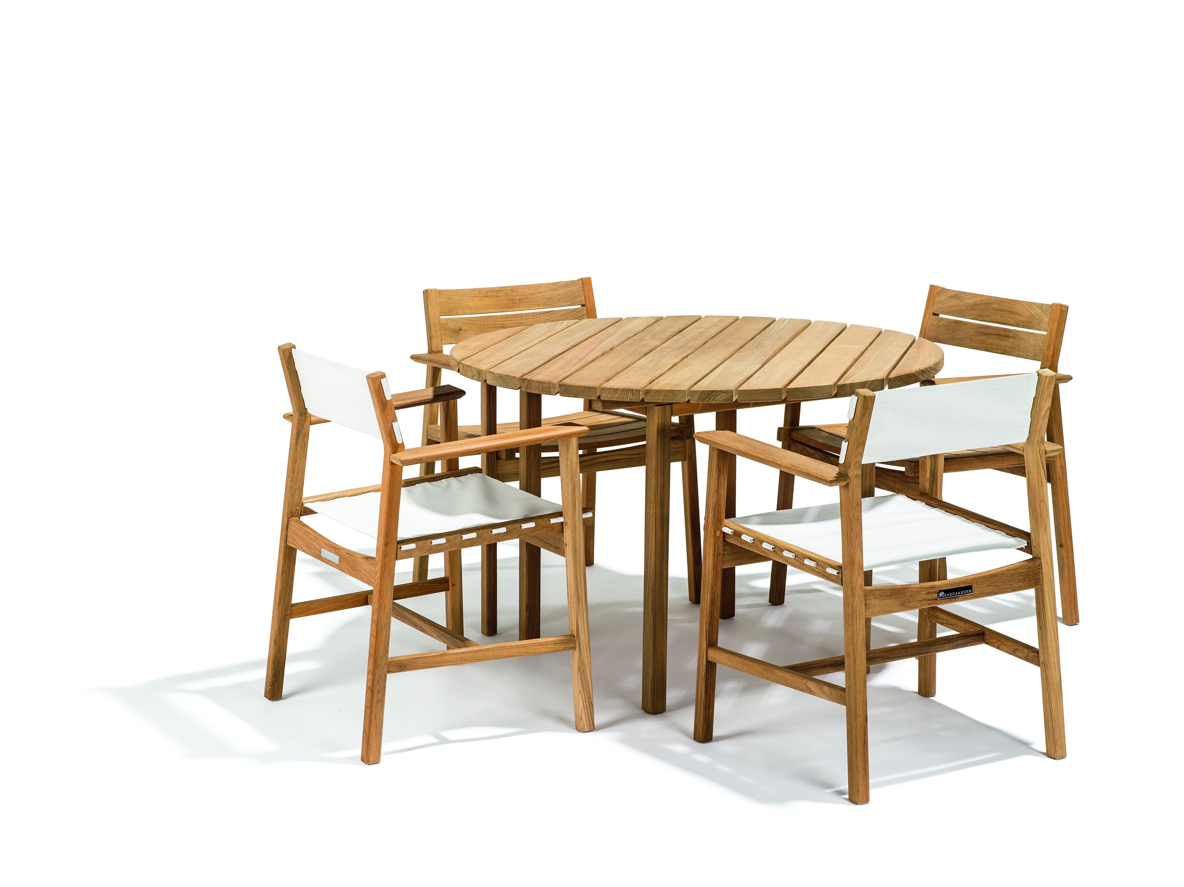 Круглый стол из тикового дерева Skargaarden Djurö ARCH-00036281 - Вид №1