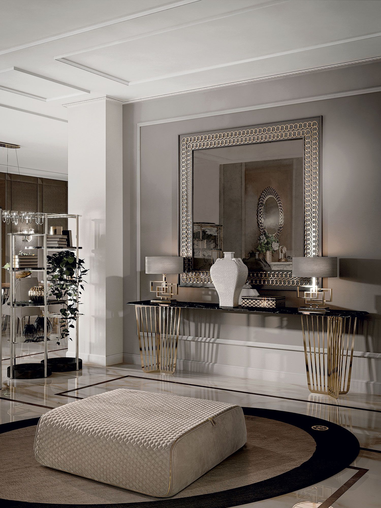 Ткань пуф Vittoria Frigerio CINI ARCH-00116565 - Вид №1