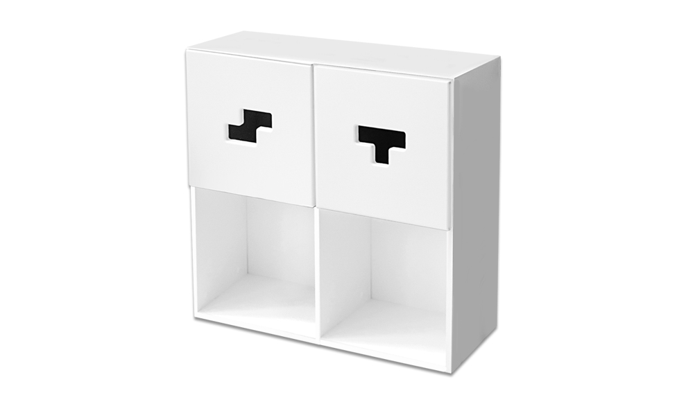 Полка детская навесная квадратная "Продленка-2" МАНДАРИН ПРОДЛЕНКА 178760 Белый Santreyd  - Вид №1