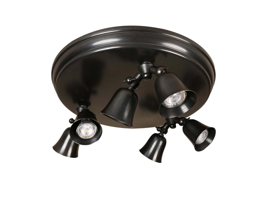 Латунь регулируемый светодиодный потолочный светильник Authentage Lighting Fleure Twin ARCH-00062054