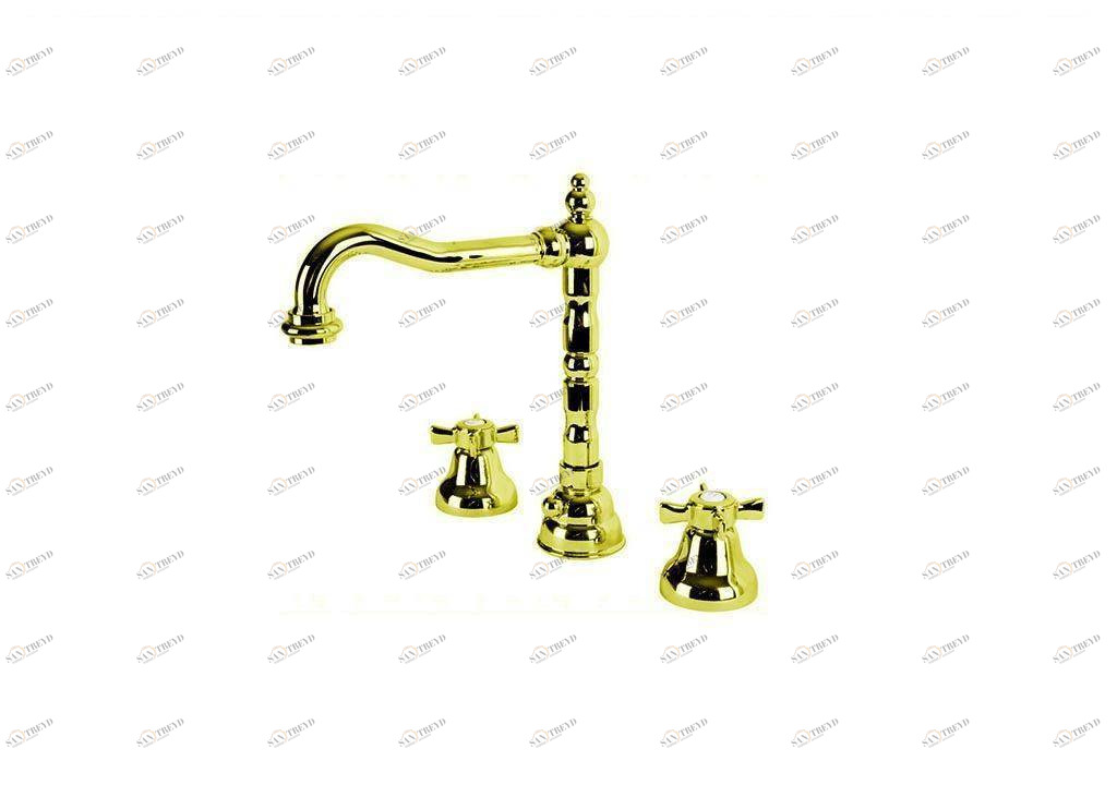 Смеситель для раковины на три отверстия CEZARES LORD-BLS2-03/24