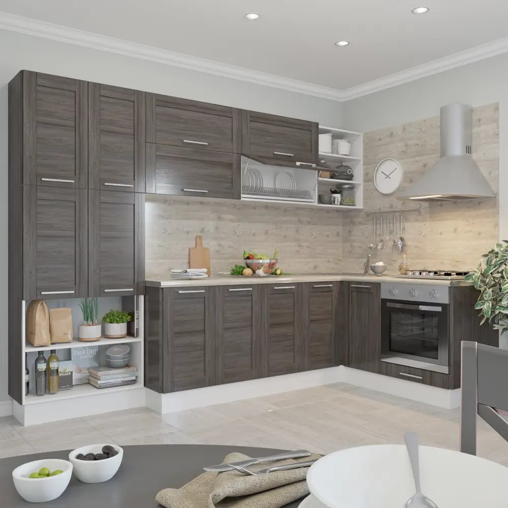 Карниз для шкафа «Фрейм темный», 120х7 см DELINIA STLM-2102777 - Вид №2