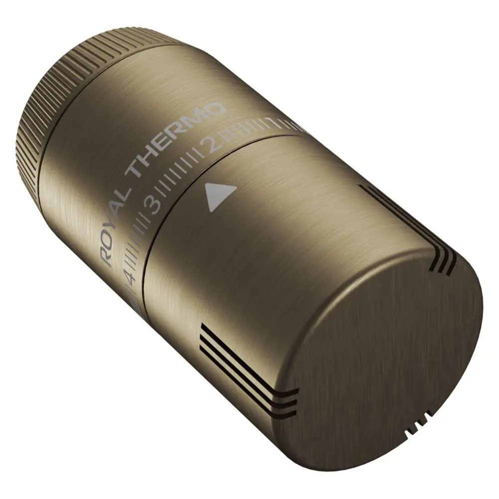 Термостатическая головка жидкостная Royal Thermo Design M30x1.5 бронза STLM-2211176