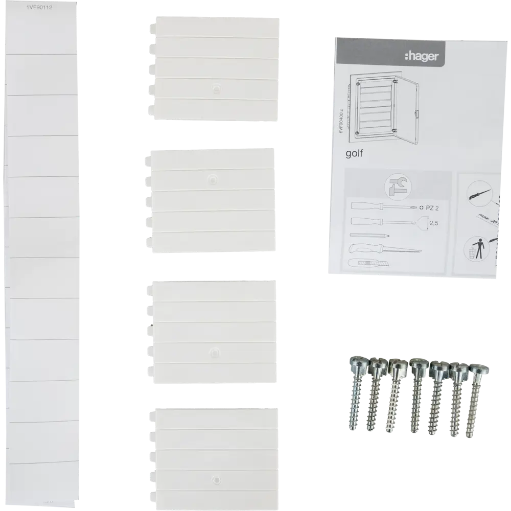 Щит распределительный встраиваемый Hager Golf VF412TD 48 модулей IP40 пластик STLM-2056025 - Вид №4