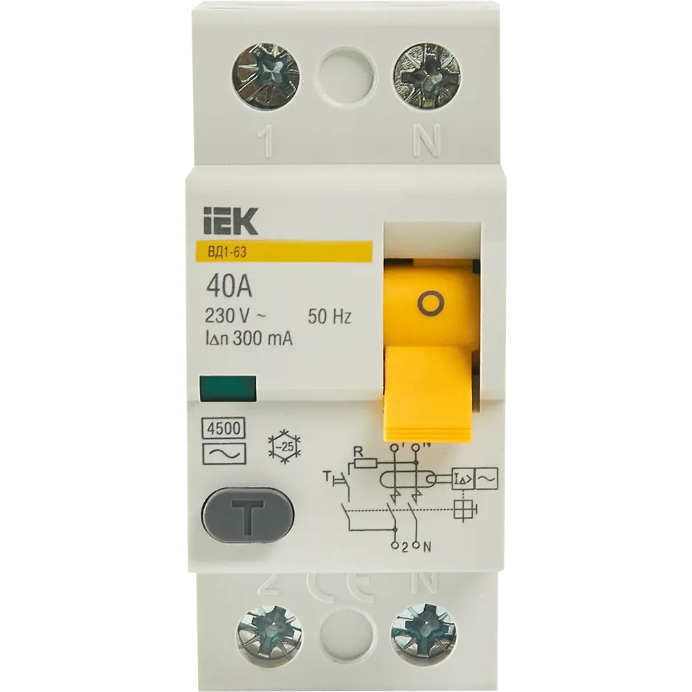 УЗО IEK ВД1-63 - защита от поражения током и возгорания 84284608 STLM-0048053 - Вид №1