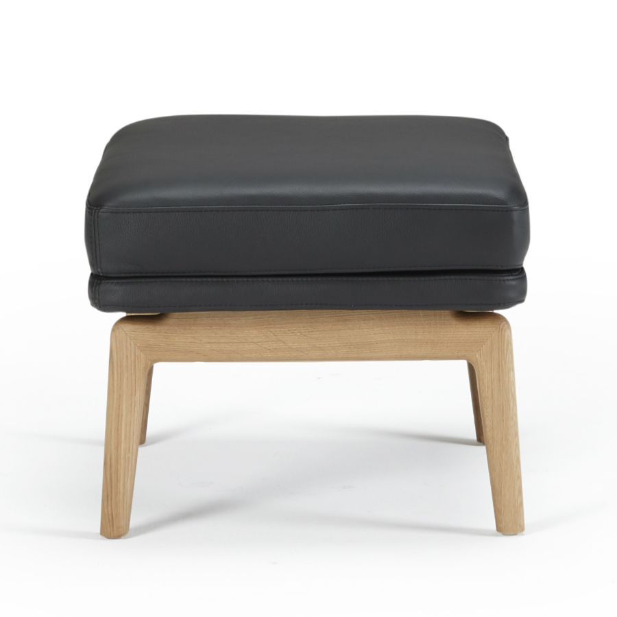 Пуф Egsmark, лакированный дуб, черный Kragelund 42000202800 - Вид №2