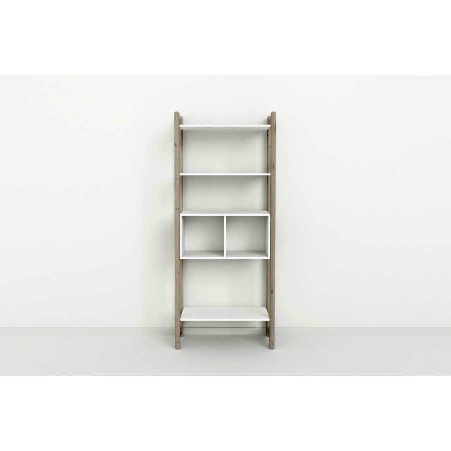 Гарнитур Maxi A, 1 полка и 1 книжный шкаф, коричневый Flexa 812650414 - Вид №1