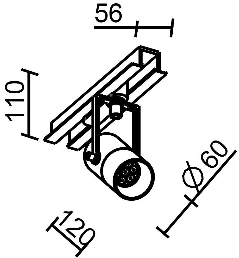 Brillamenti Встраиваемое светодиодное освещение на треке Zpro sun-id-1386523 - Вид №2