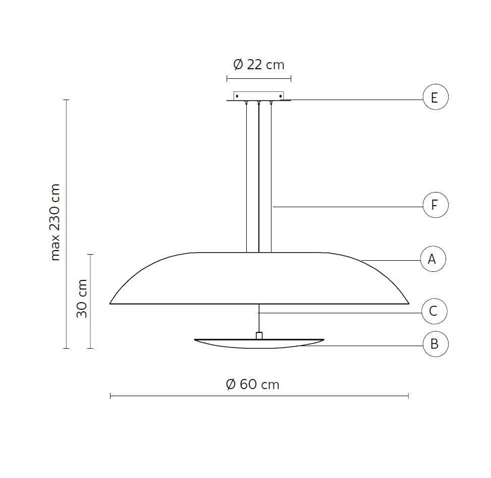 Алюминиевый светодиодный подвесной светильник Karman Blanco ARCH-00128594 - Вид №6