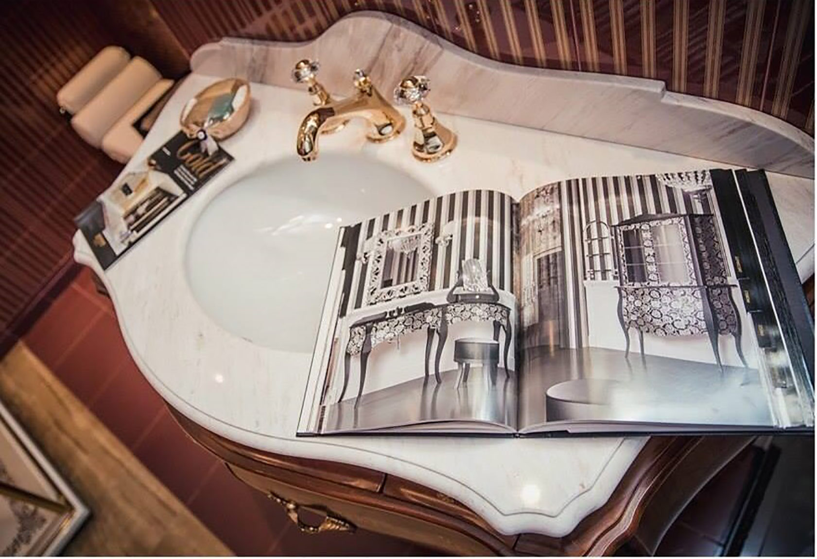 1903 ** 05 Комплект ванны с центральным изливом «парус» Nicolazzi Series Teide  - Вид №1