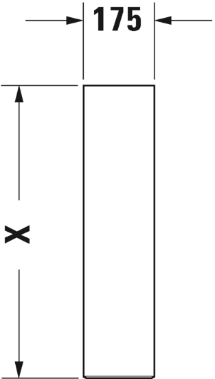 0858240000 Пьедестал для раковины овальная Duravit Darling New - Вид №5