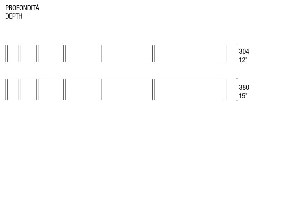 Модульная оборудованная стена со встроенным освещением MisuraEmme CROSSING ARCH-00004901