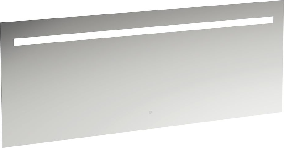 H4477029501441 Зеркало, 1800 мм, с встроенной горизонтальной LED подсветкой, один сенсорный выключатель (вкл/выкл/затемнение), алюминиевый каркас, 4000 K, IP44 LAUFEN PRO