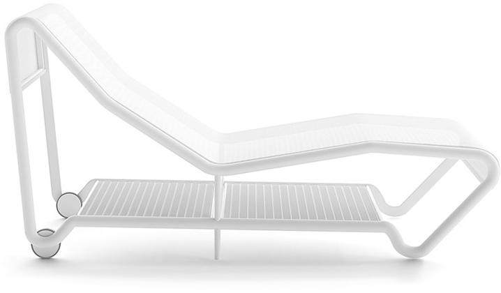 Atmosphera Садовая кушетка из алюминия на колесиках Wind Wi.lt - Вид №1