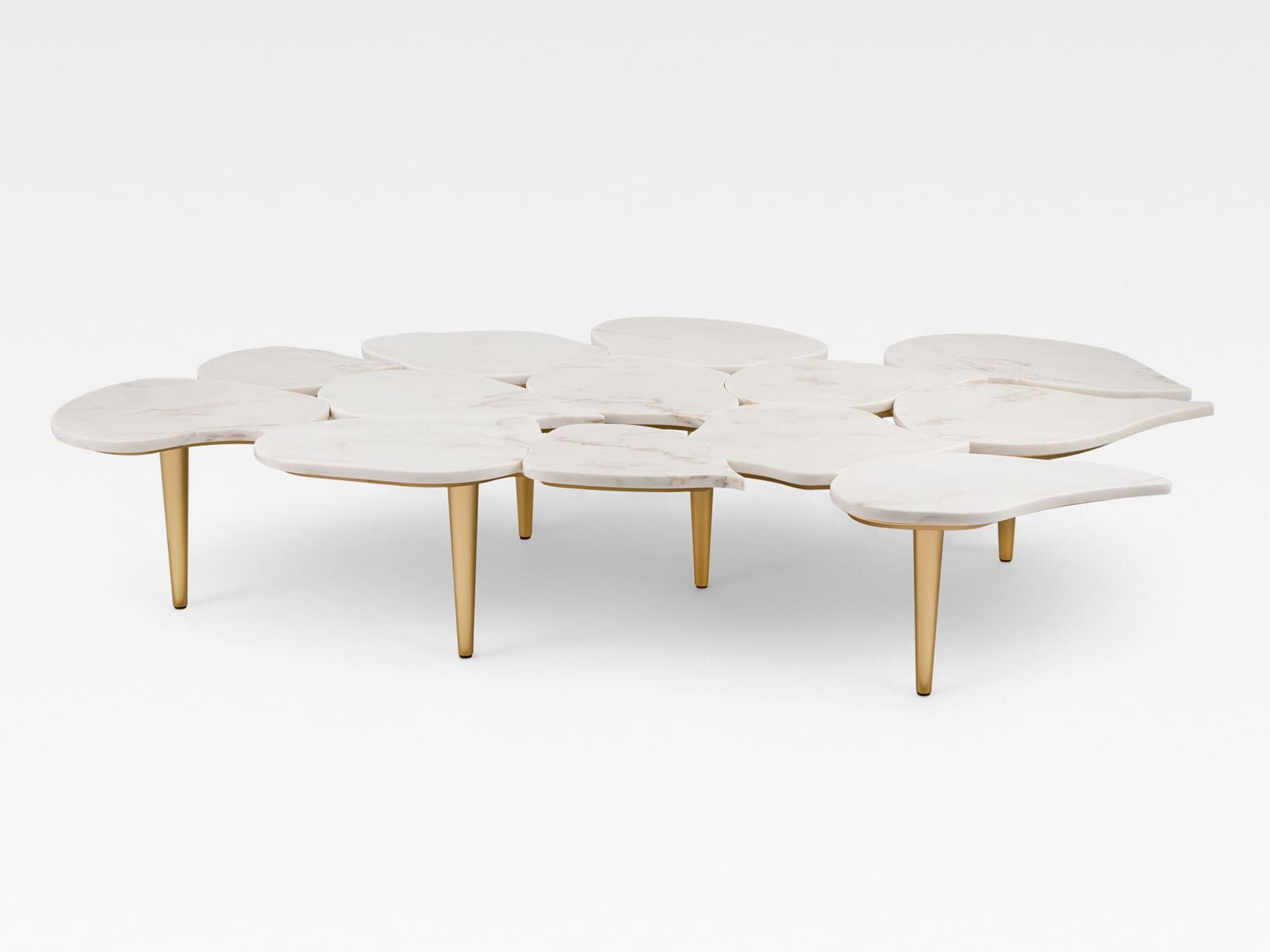 Calacatta мраморный низкий журнальный столик Greenapple Infinity ARCH-00037007