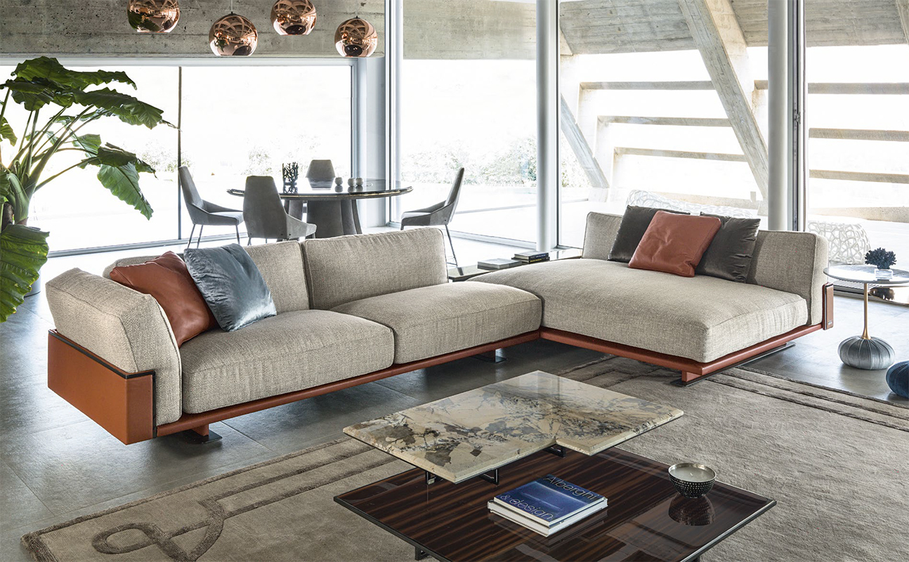 Диван RITUAL LONGHI W 529 COMPOSIZIONE 1 