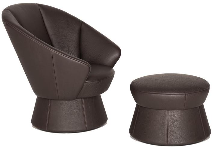 de Sede Поворотное кожаное кресло с подлокотниками Ds-163 sun-id-1452684 - Вид №4