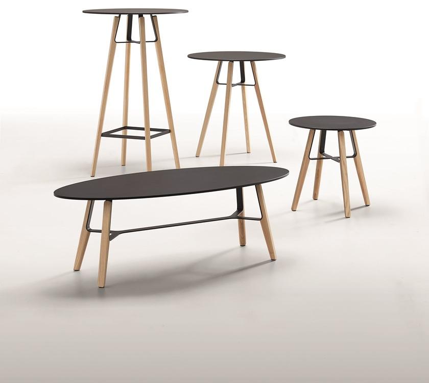 Midj Овальный журнальный столик из HPL Liù Liu sun-id-1492718 - Вид №1