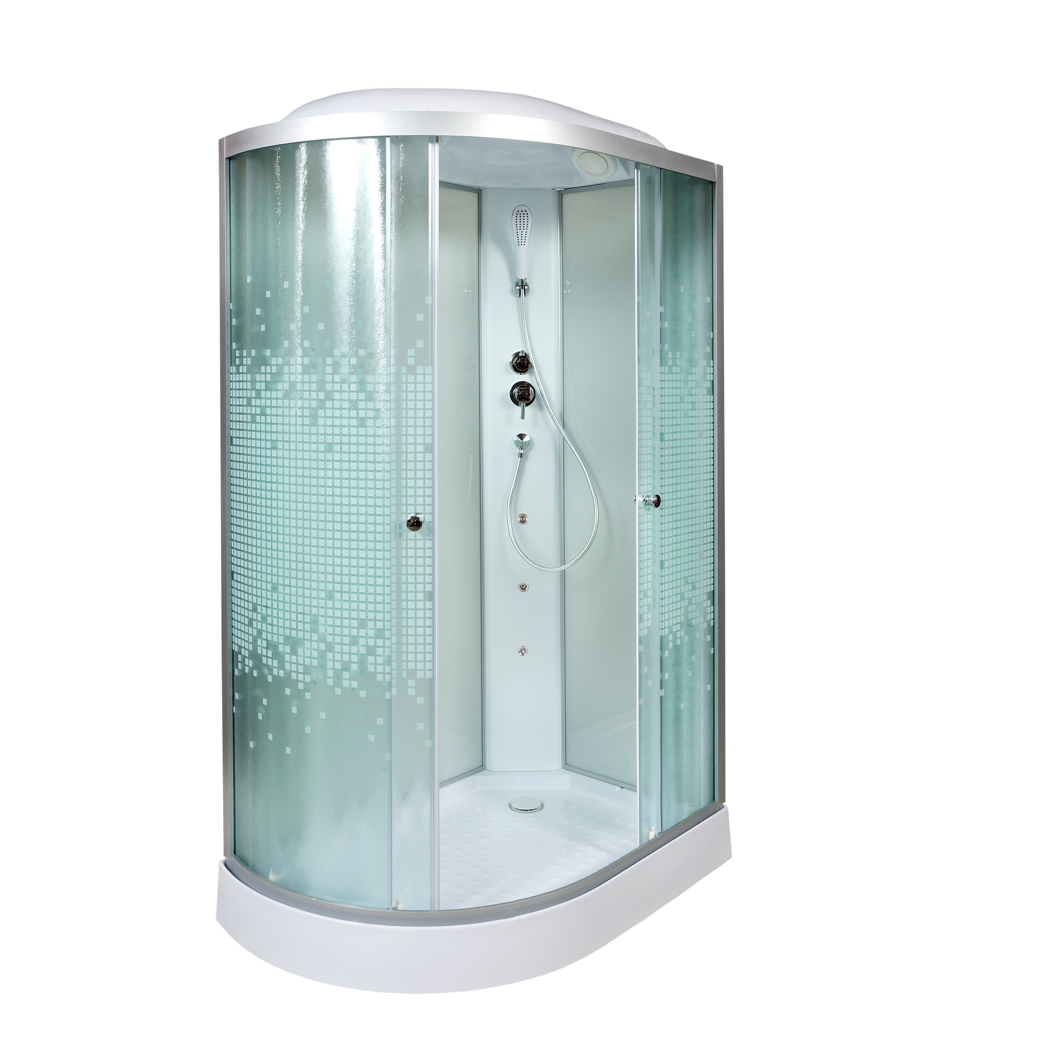 BМ1590 N с гидромассажем BLACK Душевая кабина DETO Серия ВМ L 902 R с гидромассажем - Вид №3