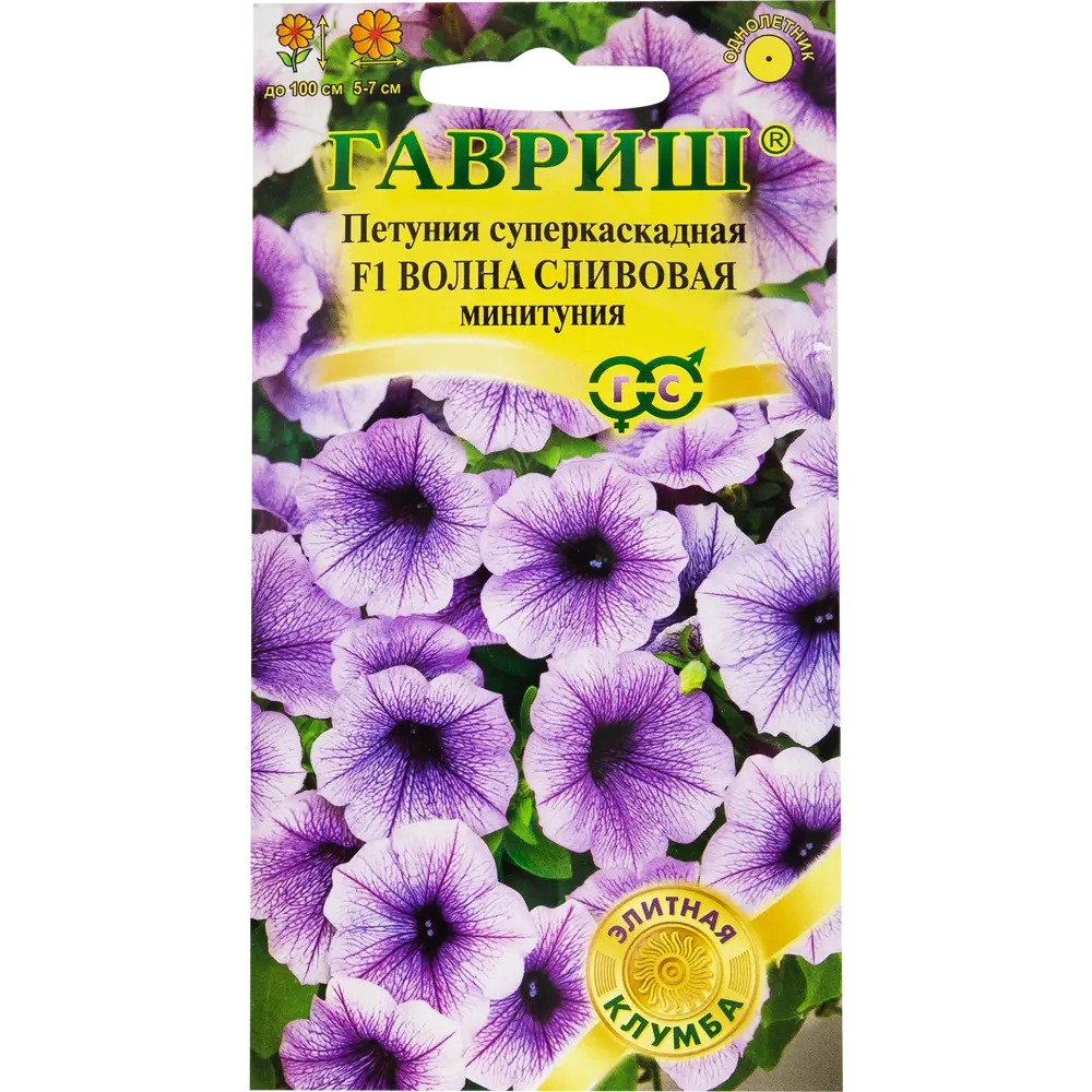 Петуния Волна Сливовая F1 (Минитуния) 82097865 STLM-2109148 ГАВРИШ 