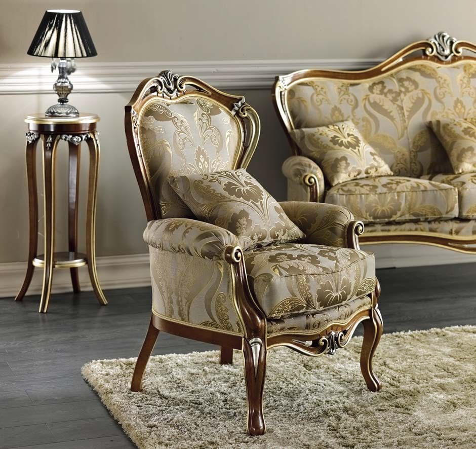 Тканевое кресло с подлокотниками Arvestyle André ARCH-00123909 - Вид №1