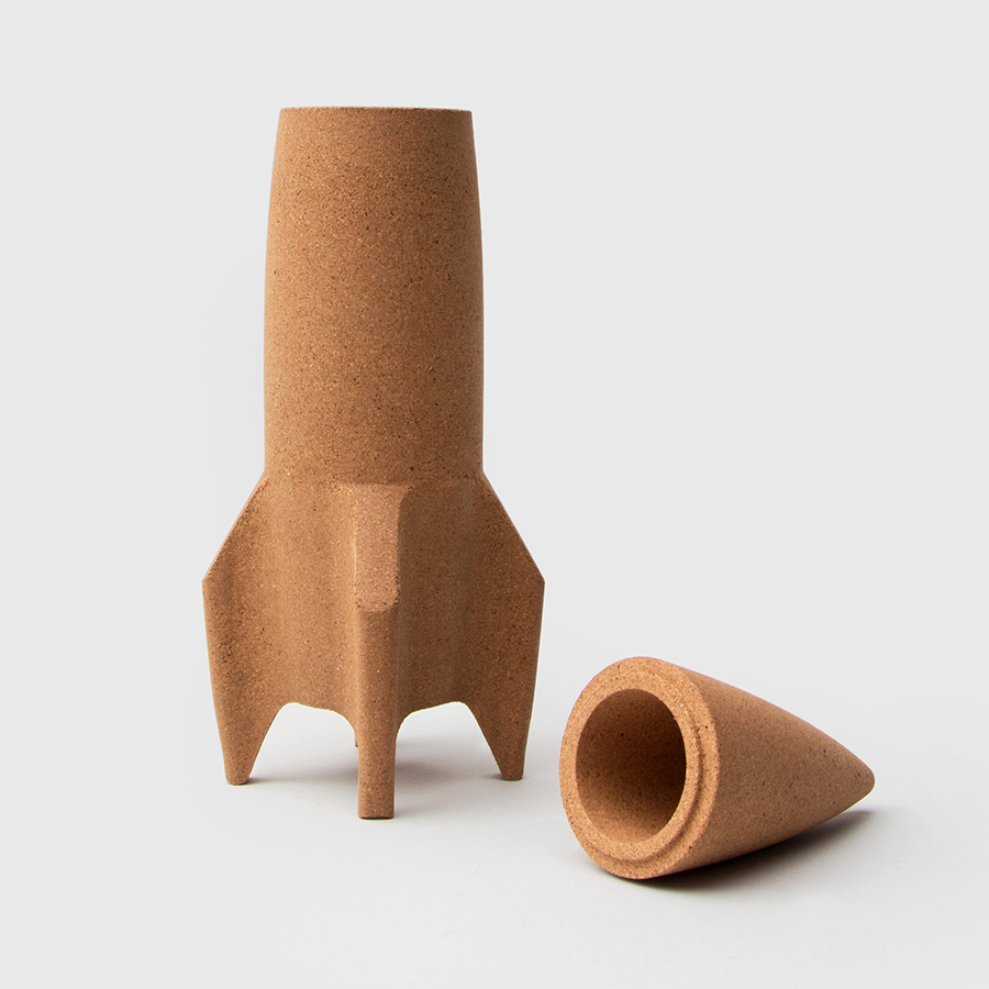 SK CORKROCKET1 Органайзер настольный rocket, пробковый Suck UK  - Вид №4