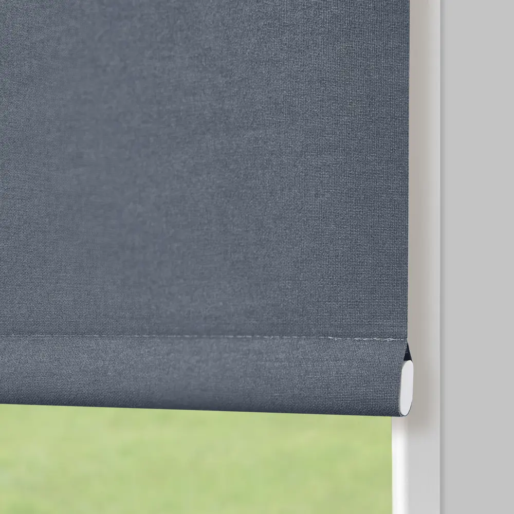 Рулонная штора KREAFORTA Karelia блэкаут синяя 60×160 см 89391188 STLM-1578707 - Вид №5