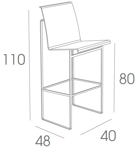 FueraDentro Садовый стул с подставкой для ног Cima sun-id-1362902 - Вид №4