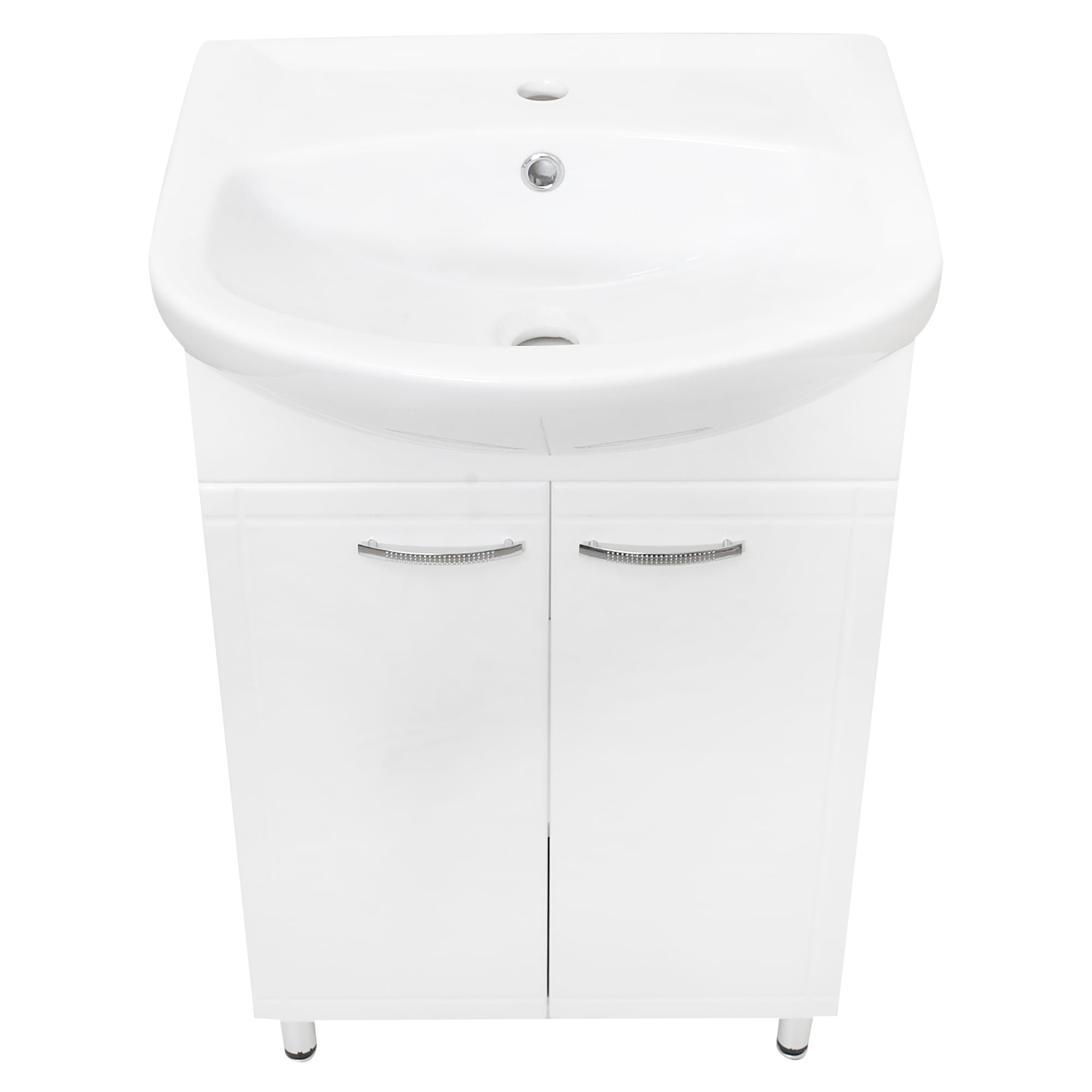 17449453 Тумба под раковину напольная «» 50 см цвет белый Рома Santreyd  - Вид №2
