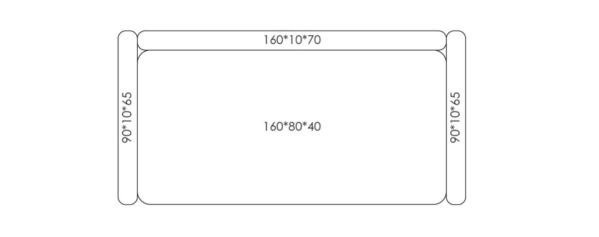 Ткань диван HANNABI MODEL NO.26 ARCH-00057497 - Вид №1