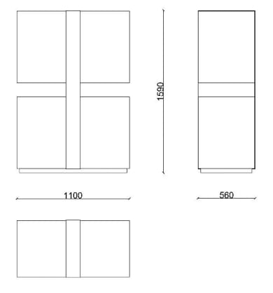 Деревянный барный шкаф RIVATELIER KEY WEST ARCH-00141353 - Вид №3