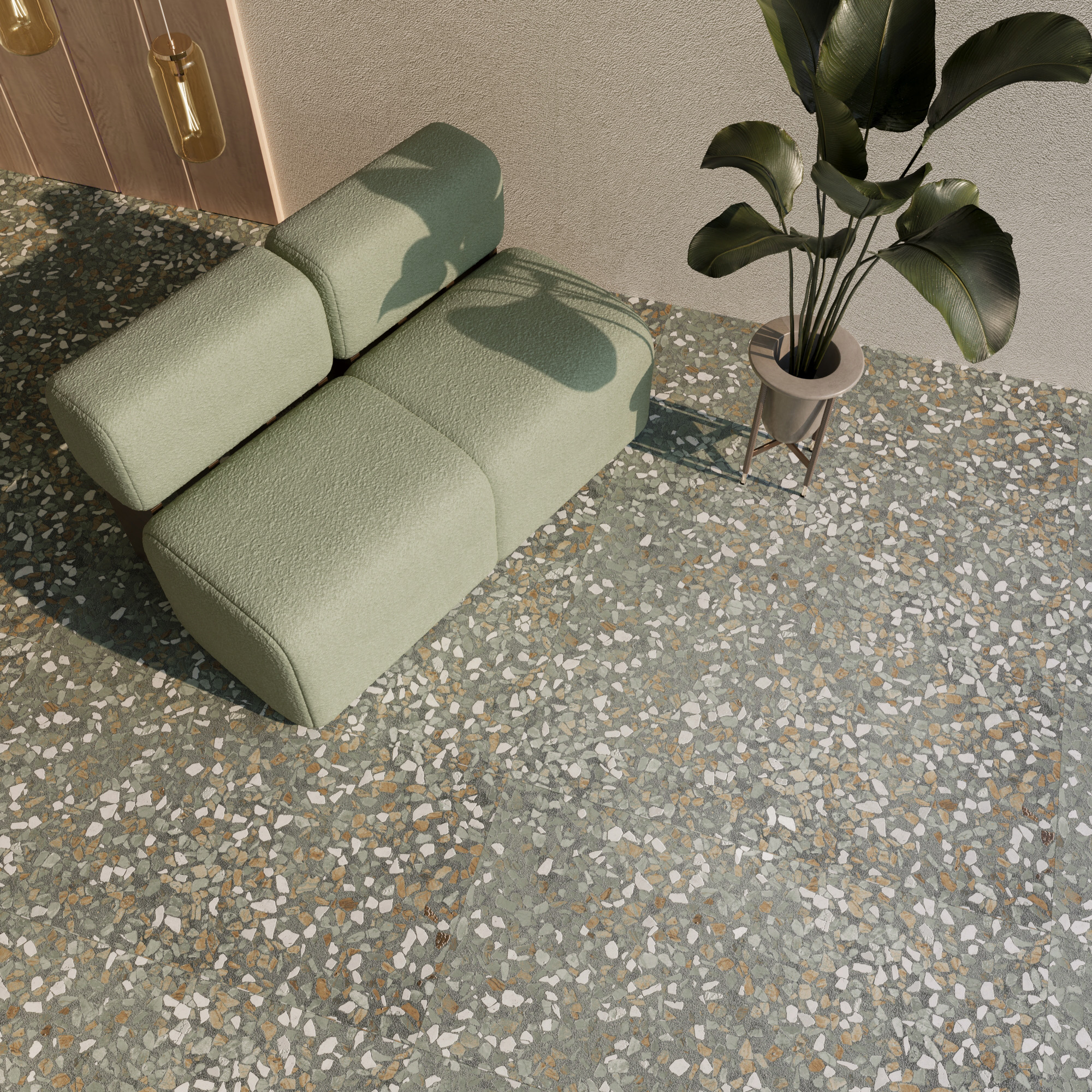 Керамогранит VENEZIANO TERRA VERDE 60х120 Creanza SH1009-G