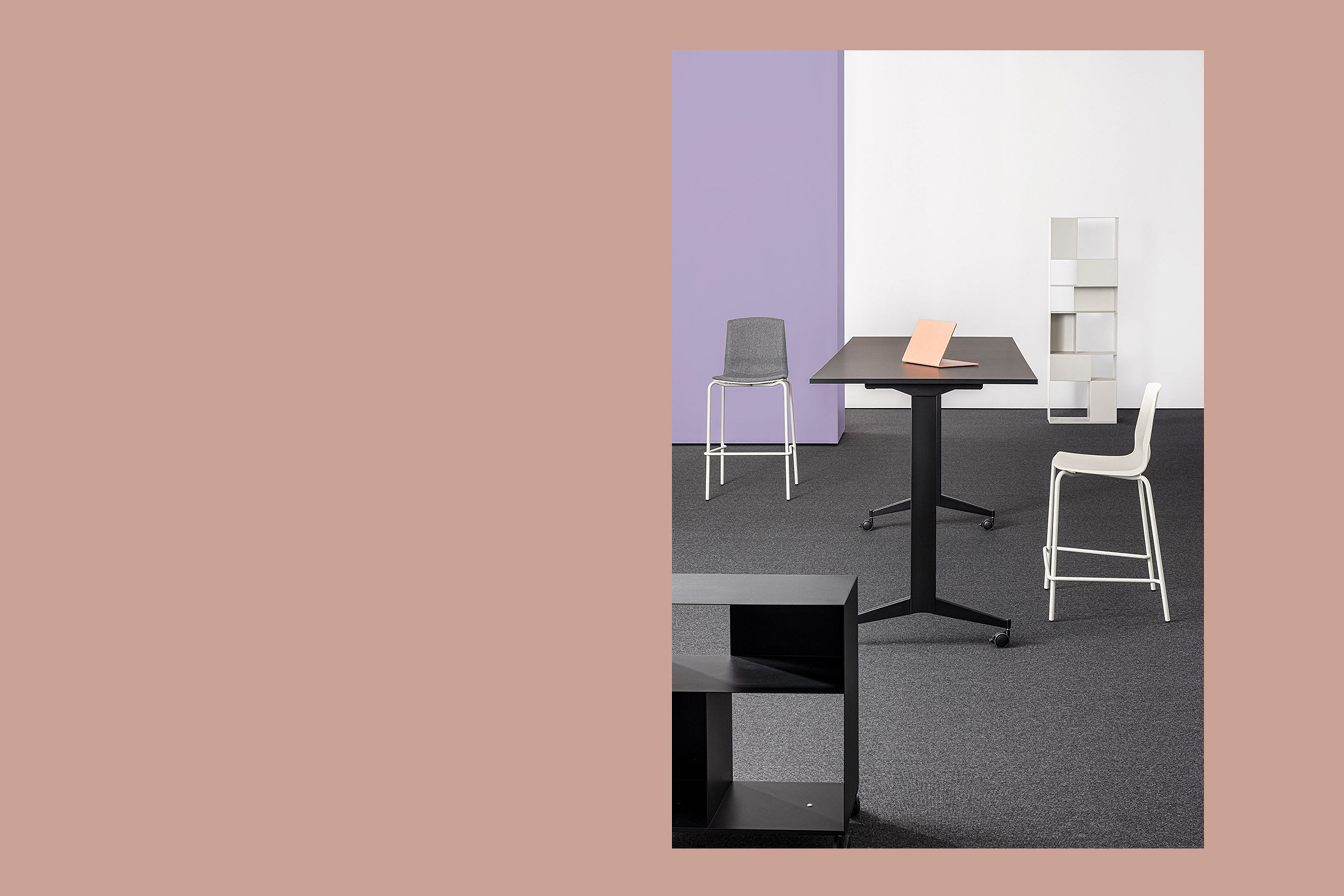 Полипропиленовый табурет с подставкой для ног Mara Лотос ARCH-00043840 - Вид №7