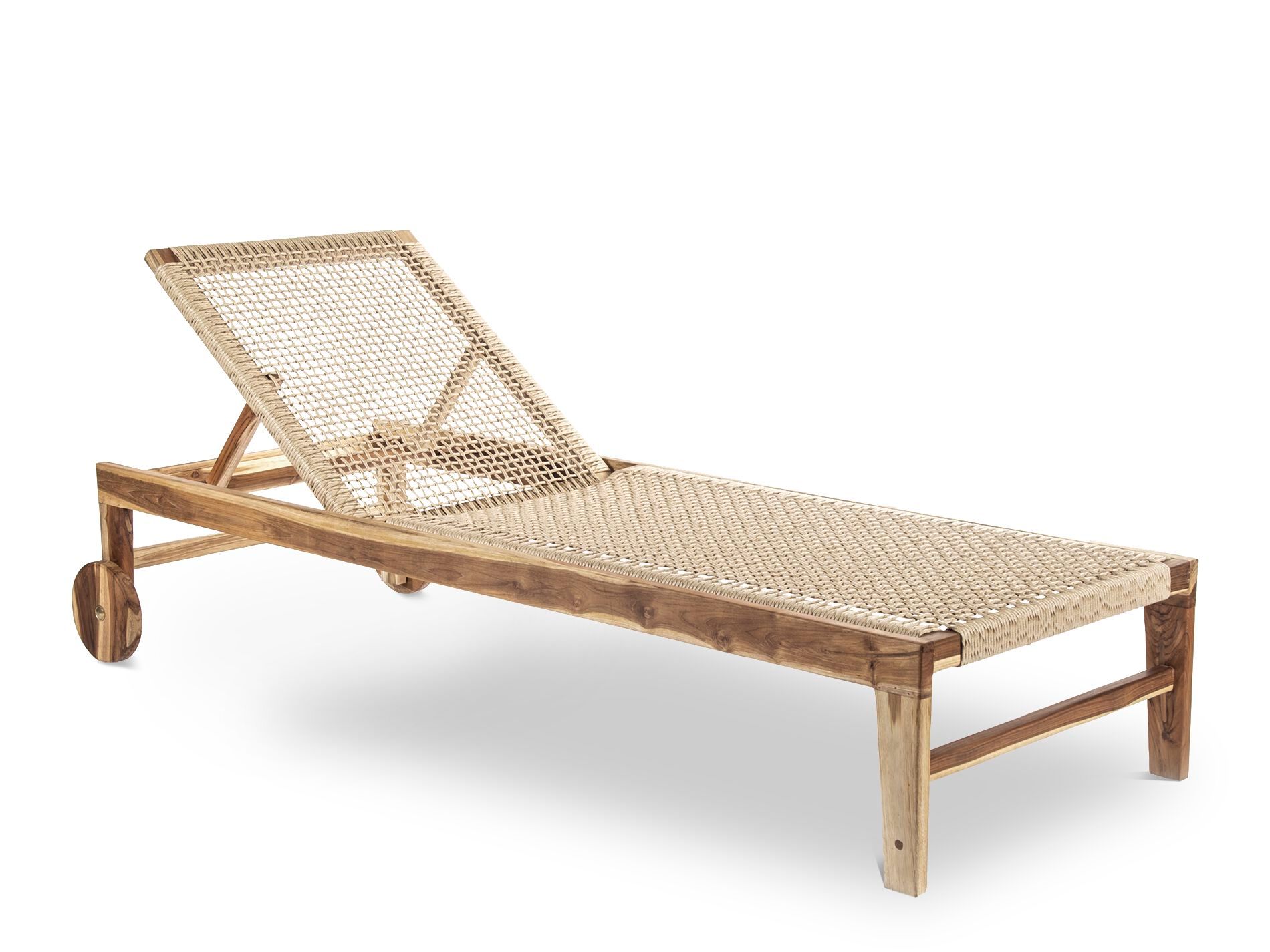 Садовая кровать с откидной спинкой из тикового дерева Pilma Danout ARCH-00061655