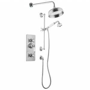 Traditional bathrooms Смеситель для душа с фарфоровой ручкой ASCOT Tbstkit1.con.ag