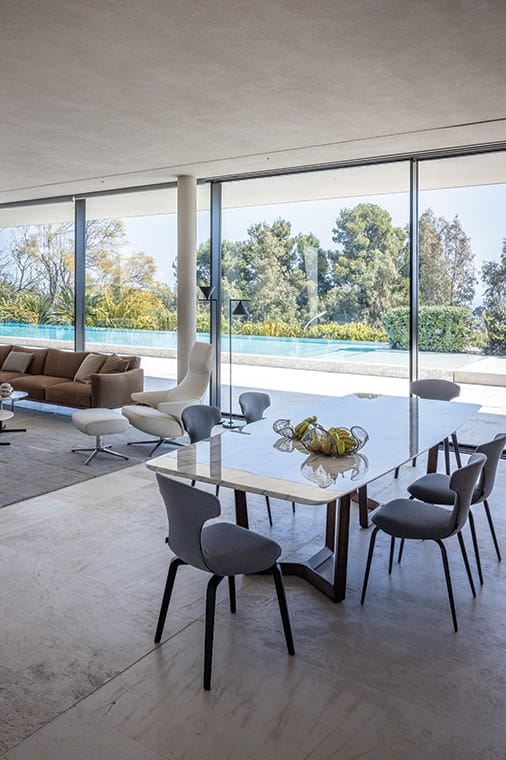 Мягкий стул из ткани Poltrona Frau коллекция-столы и стулья ARCH-00067723 - Вид №9