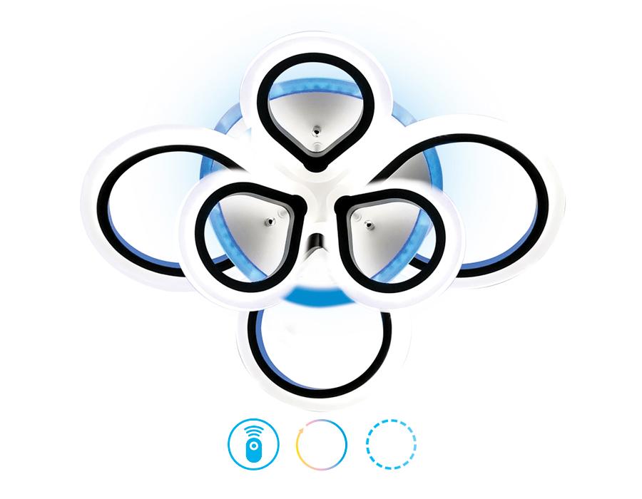 Потолочная светодиодная люстра Ambrella light Original FA522 AMBRELLA LIGHT ORIGINAL 336963 Белый - Вид №1