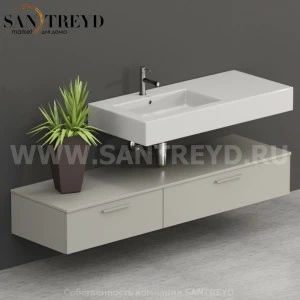 T17052NO2 Столешницы для использования в сочетании с тумбами и открытыми тумбами 170 см серая Globo ARREDO WOOD Италия