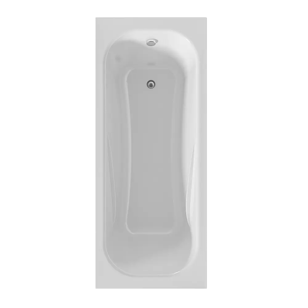 Ванна 100Acryl Luara акриловая 150x70 см ножки в комплекте STLM-2096050